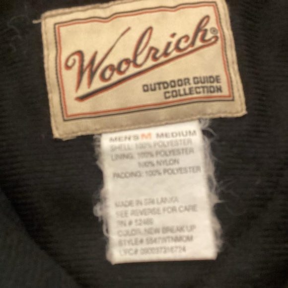 Vintage Woolrich Camouflage Hunting Jacket men’ size medium - Picture 9 of 13